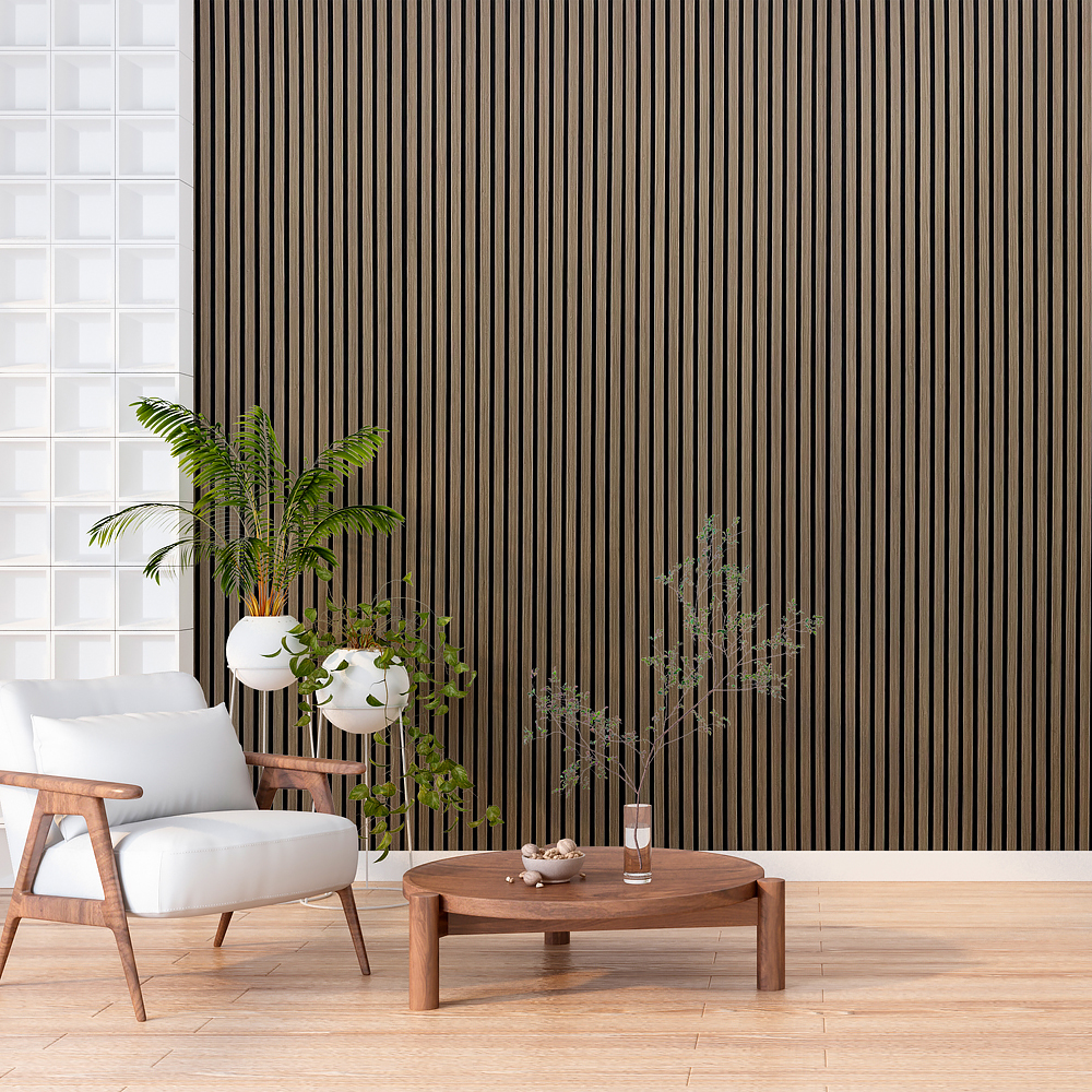 How long does it normally take to install 3 sides veneer wood slat panel?