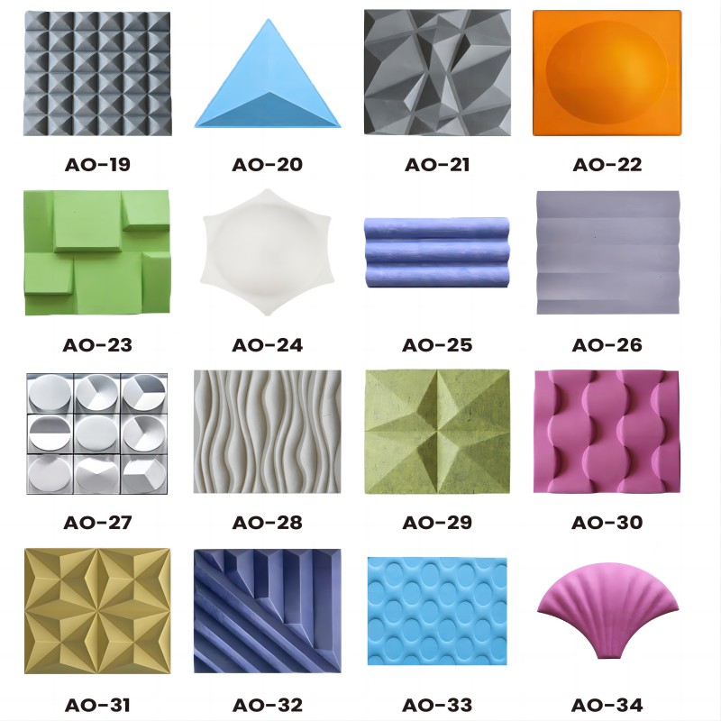 3D PET Acoustic Wall Panel