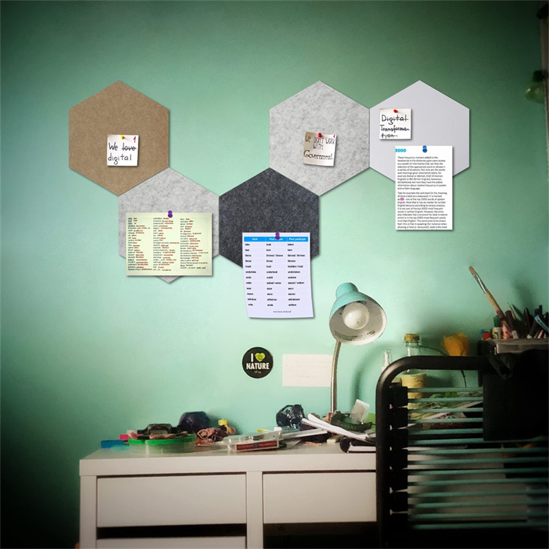 Self-adhesive Hexagon Felt Acoustic Panel