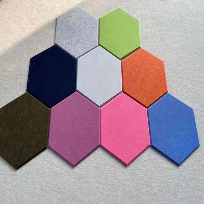 PET Hexagon Felt Pin Board