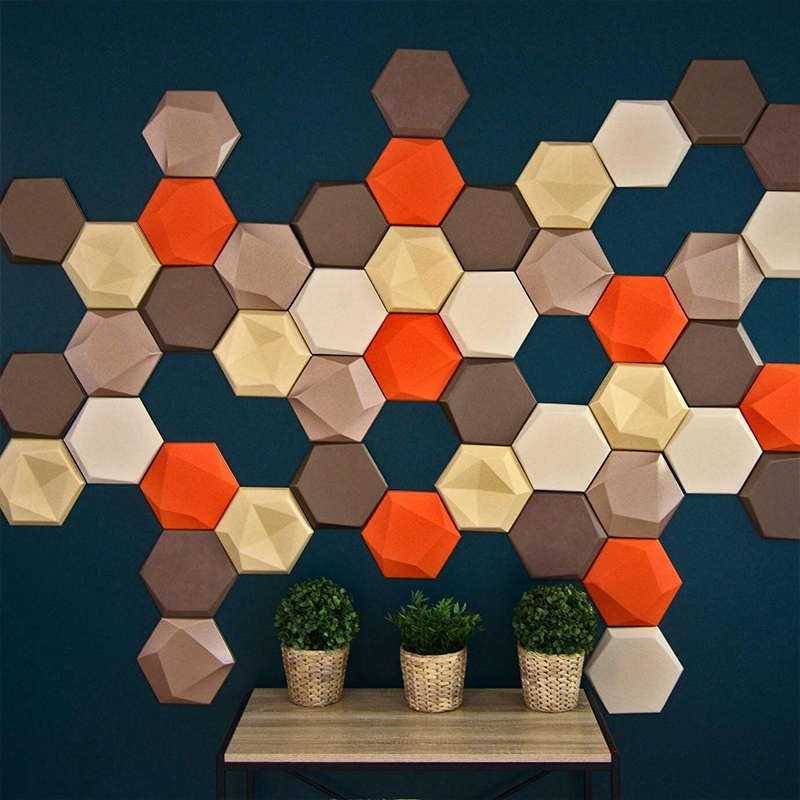 3D Hexagon Polyester Acoustic