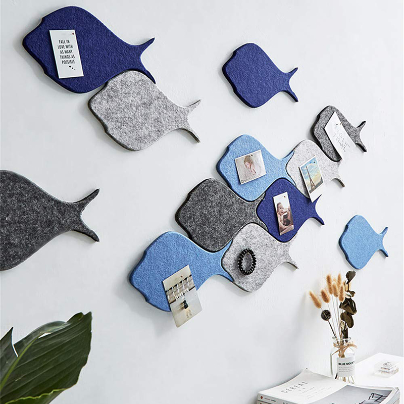 Fish Shape Felt Pin Board Sticker