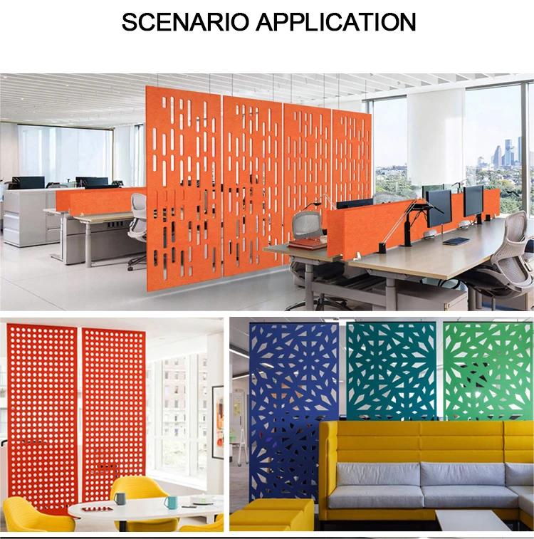 Modern Design Interior Decorative Polyester Divider
