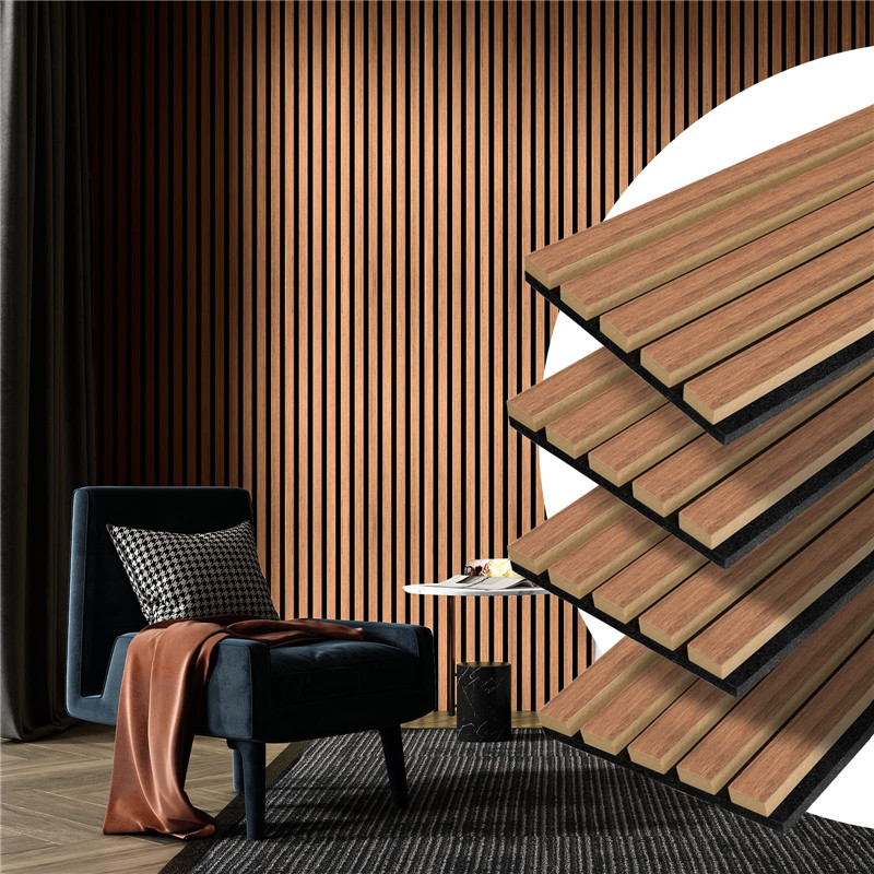 Recycled Acoustic Wooden Slat Panel