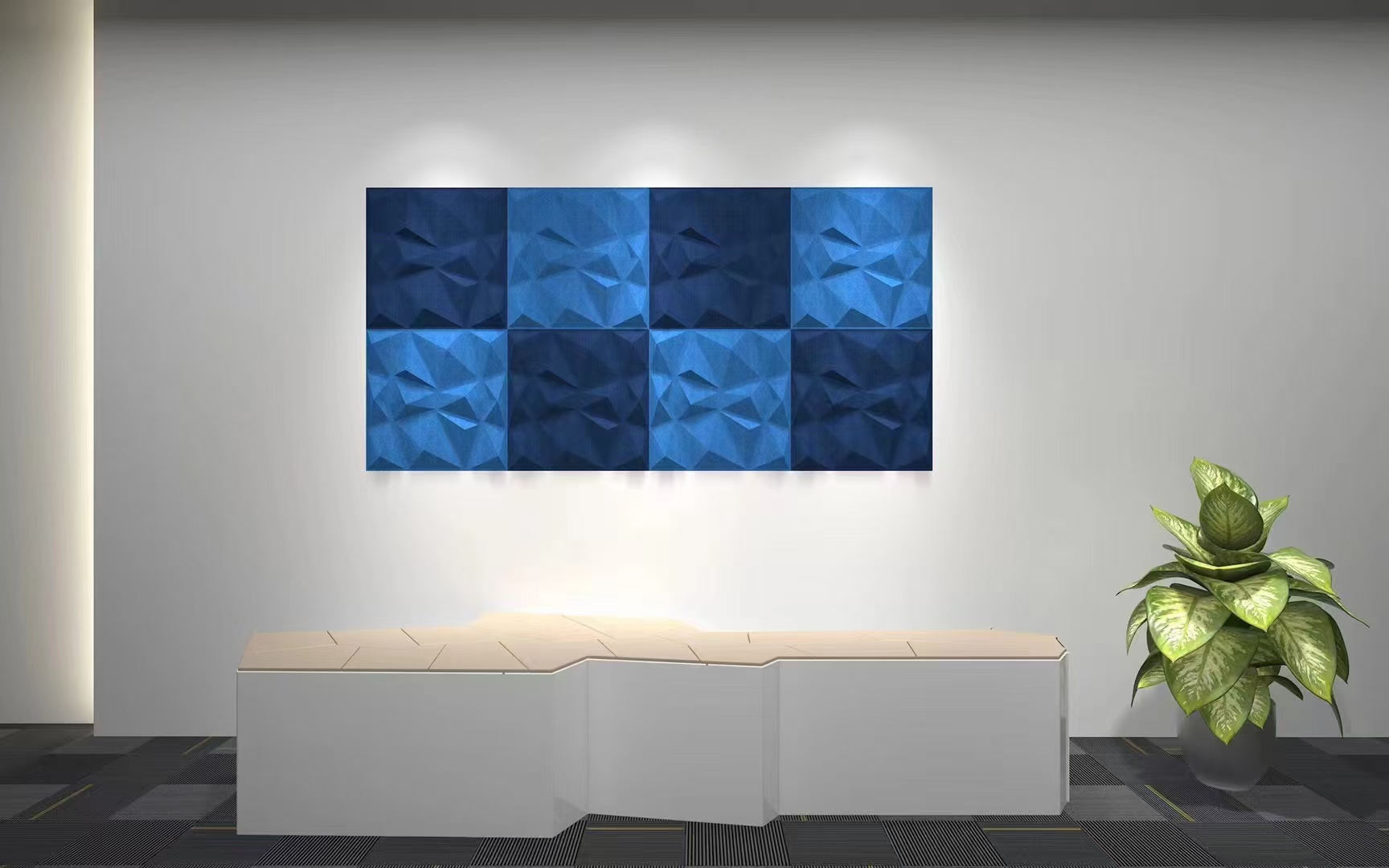 Innovative acoustic 3D panels upgrade and personalize the indoor acoustic environment