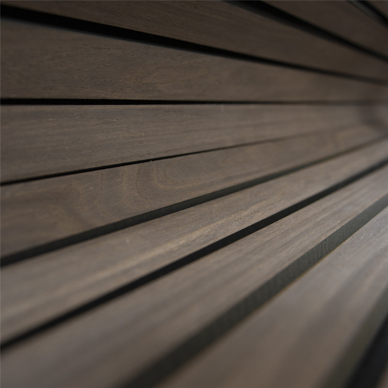 3D Wood Veneer MDF Wave Board Decorative Flexible Curly Bendable Curved Flexible Slat Acoustic Wall Panel