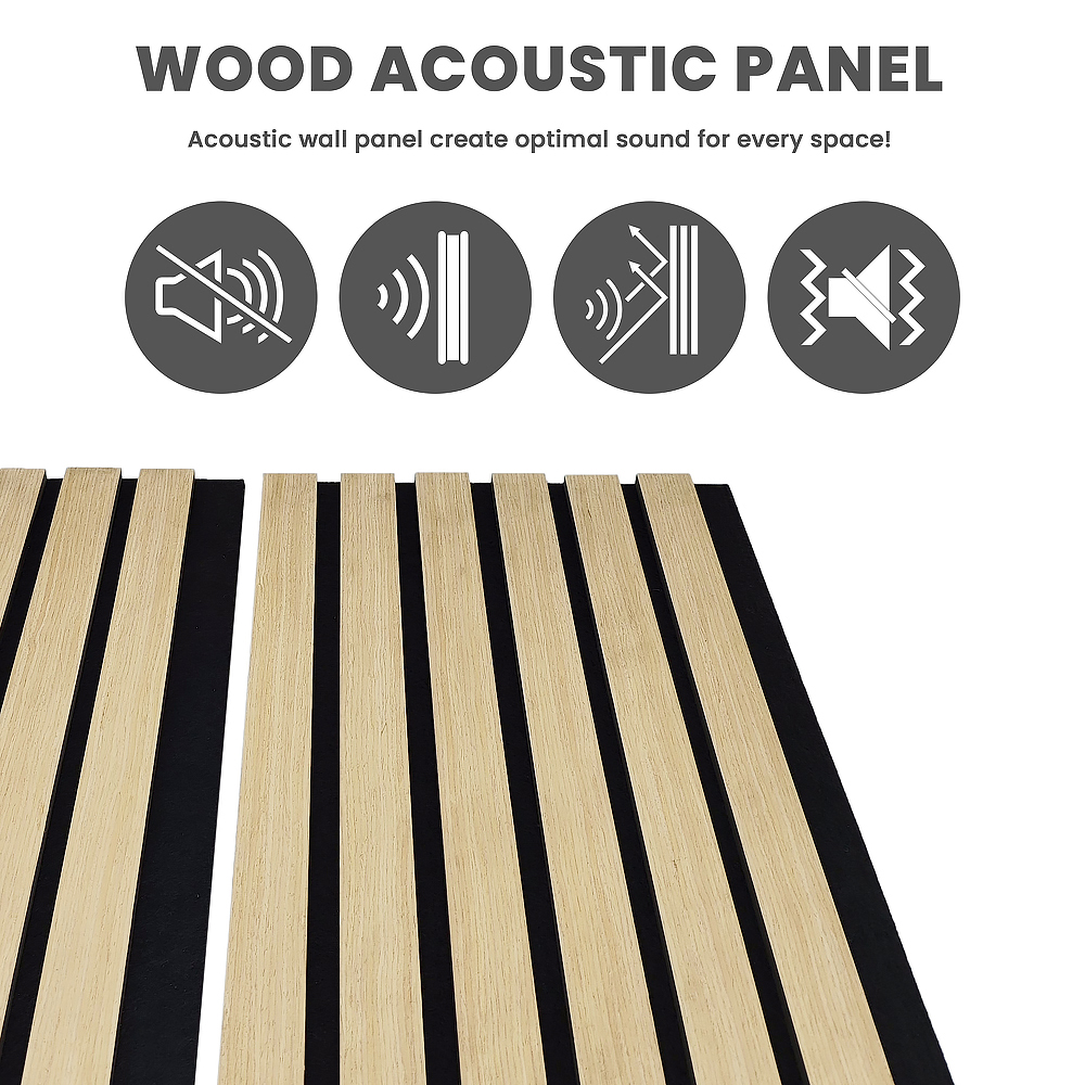 Wide Slat Acoustic Wall Panel