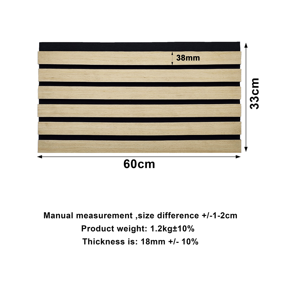 Wide Slat Acoustic Wall Panel