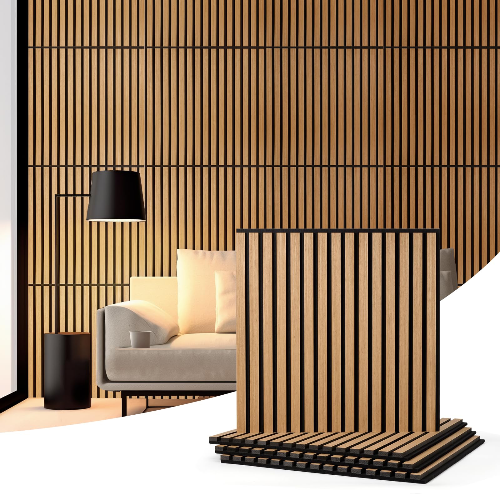 Slat Wood Wall Acoustic Panels