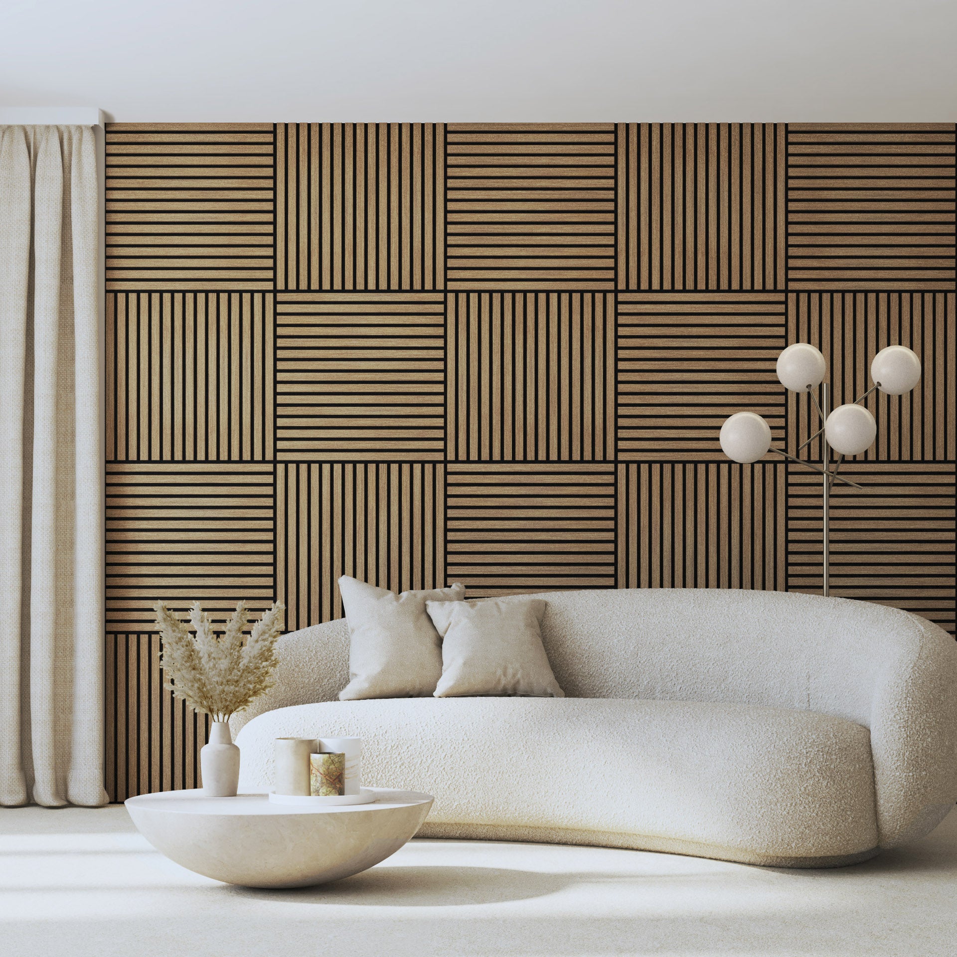 Slat Wood Wall Acoustic Panels