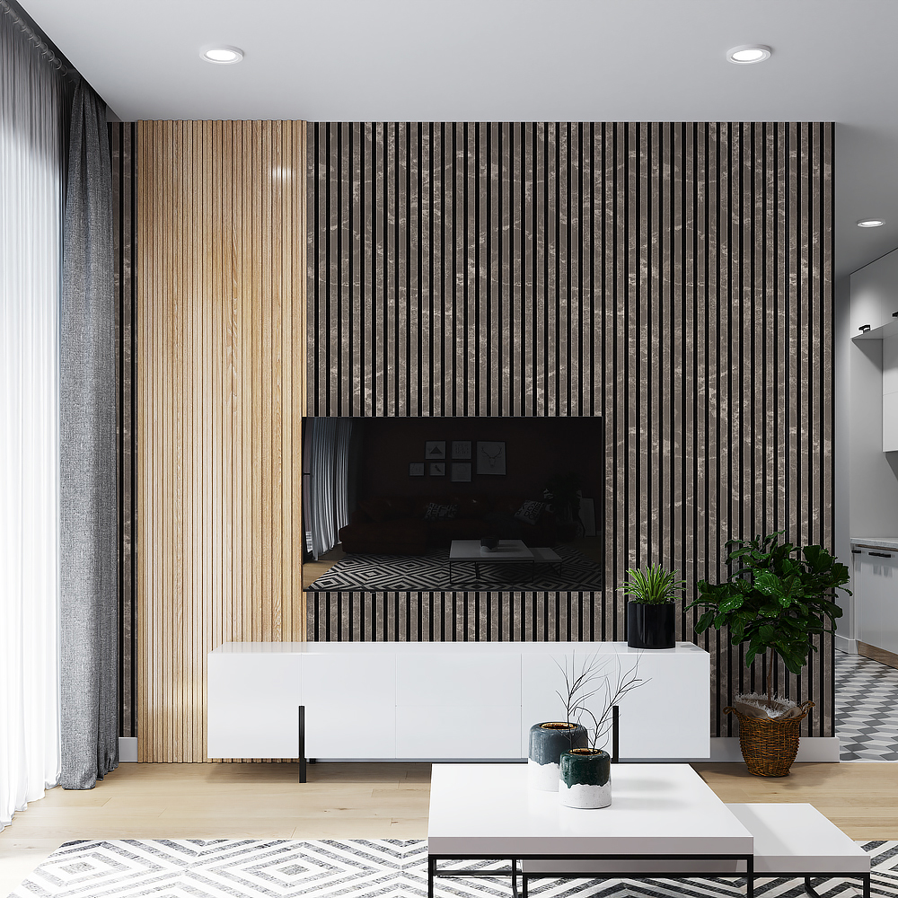 Slat Wood Acoustic Panels for Wall