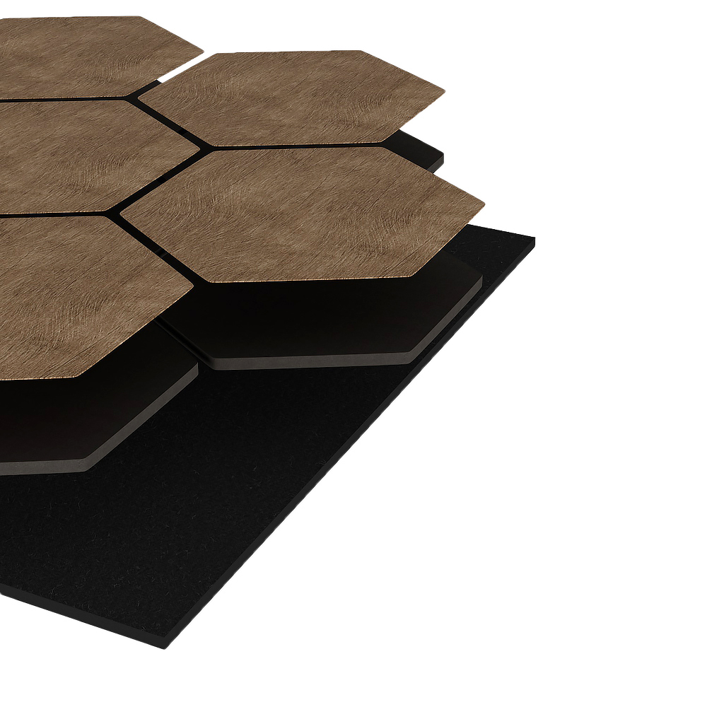 Hexagon Wood Akupanels