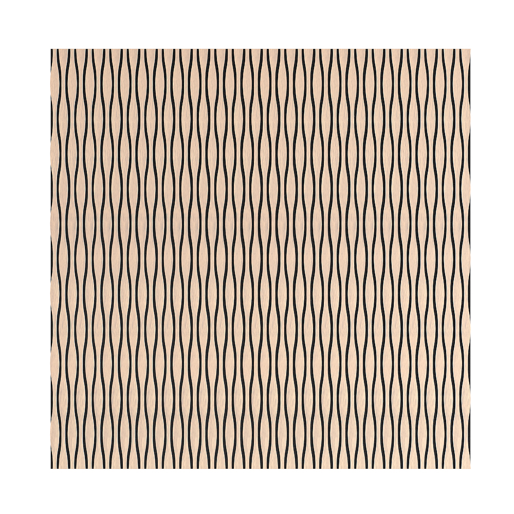 Can Real wood slat panels be used in music rooms or recording studios?