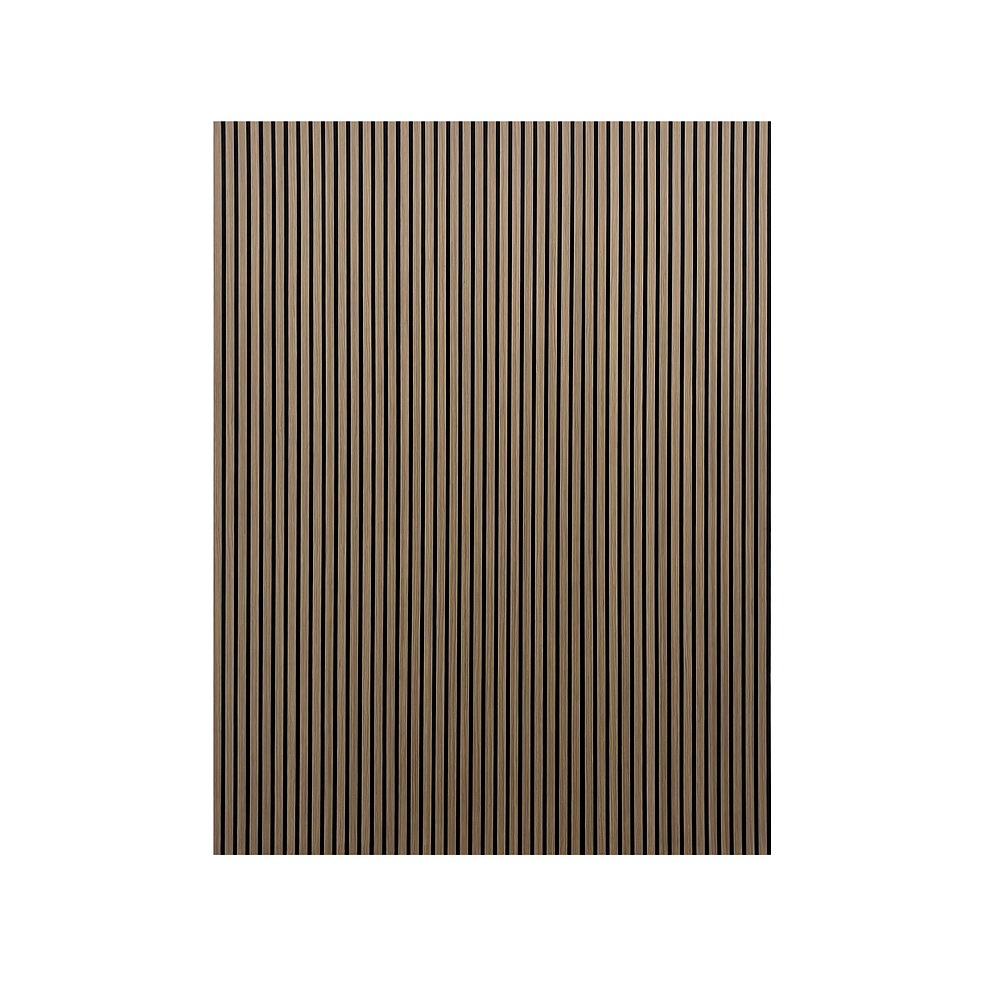 What are the exterior design options for 3 sides veneer wood slat panel?