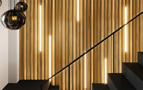 How To Install LED Light On Wood Slat Wall